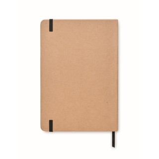 Libreta A5 cartón reciclado con hojas rayadas
